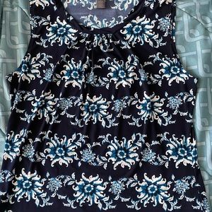 Navy Ann Taylor shell